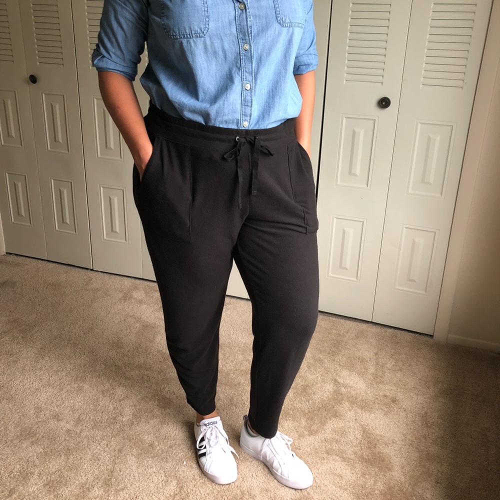 Lou & Grey NWT Black Sweat Pants - XL